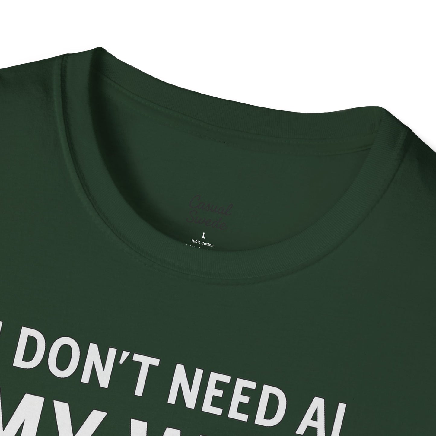 Humoristisk frucitat-t-shirt, rolig present, unisex-t-shirt, fritidskläder, årsdagar, födelsedagar, AI-humortröja