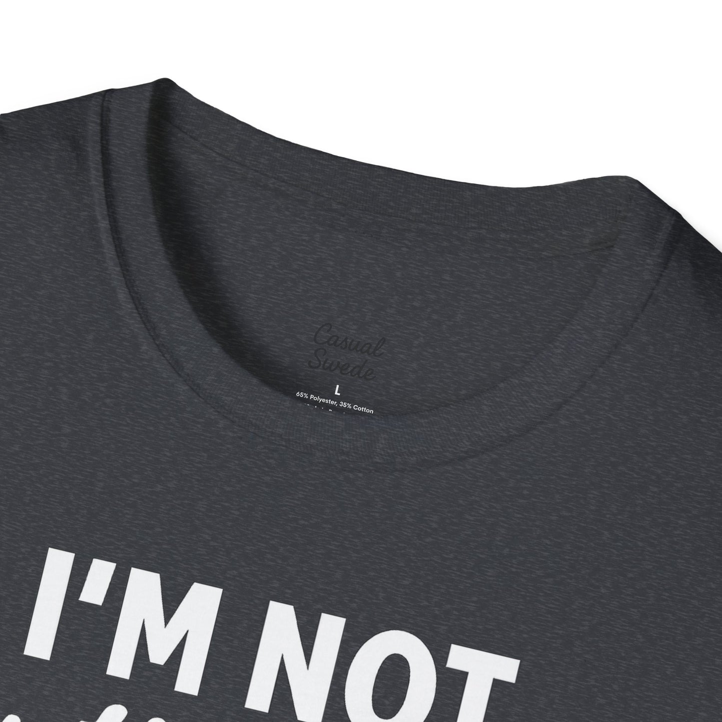 Jag är inte antisocial t-shirt, selektiv social rolig t-shirt, unisex mjukisskjorta, födelsedagspresent, avslappnad outfit, urban stil