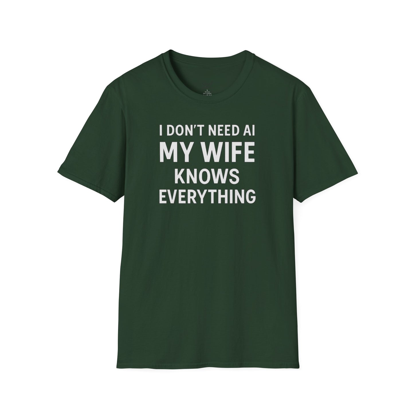 Humoristisk frucitat-t-shirt, rolig present, unisex-t-shirt, fritidskläder, årsdagar, födelsedagar, AI-humortröja