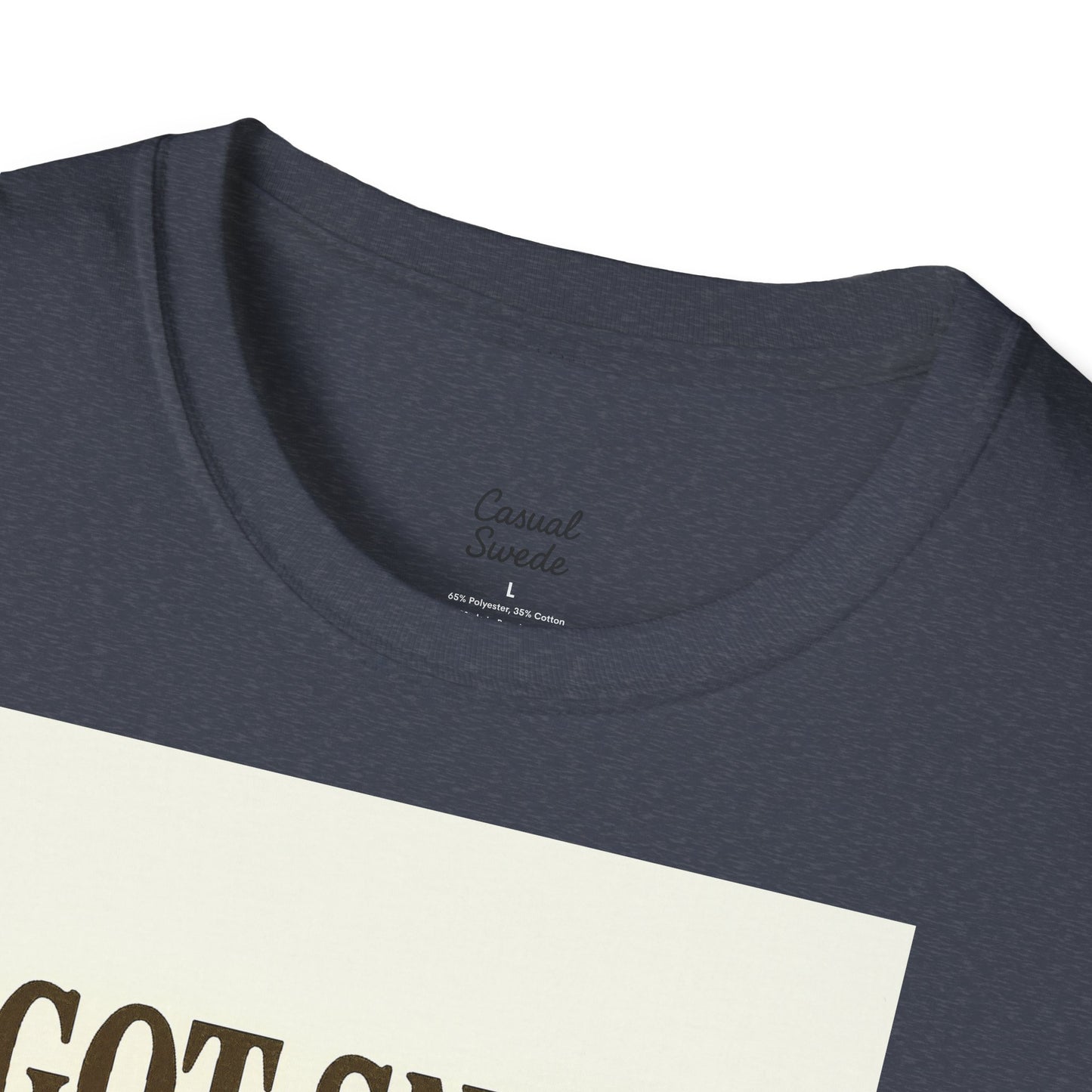 Har du snus? Rolig unisex mjuk t-shirt, vardagskläder, skämttröja, unik humortröja, bekväm vardagskläder