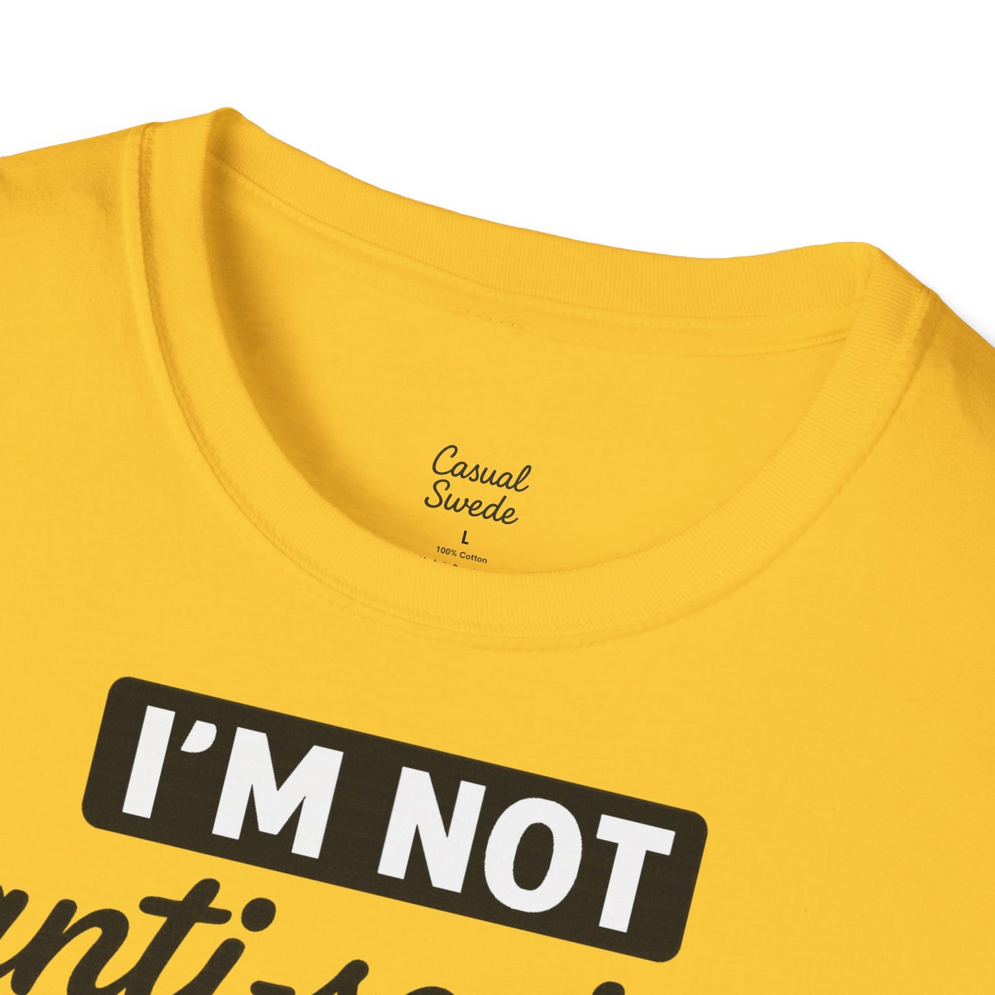 Jag är inte antisocial t-shirt, selektiv social rolig t-shirt, unisex mjukisskjorta, födelsedagspresent, avslappnad outfit, urban stil