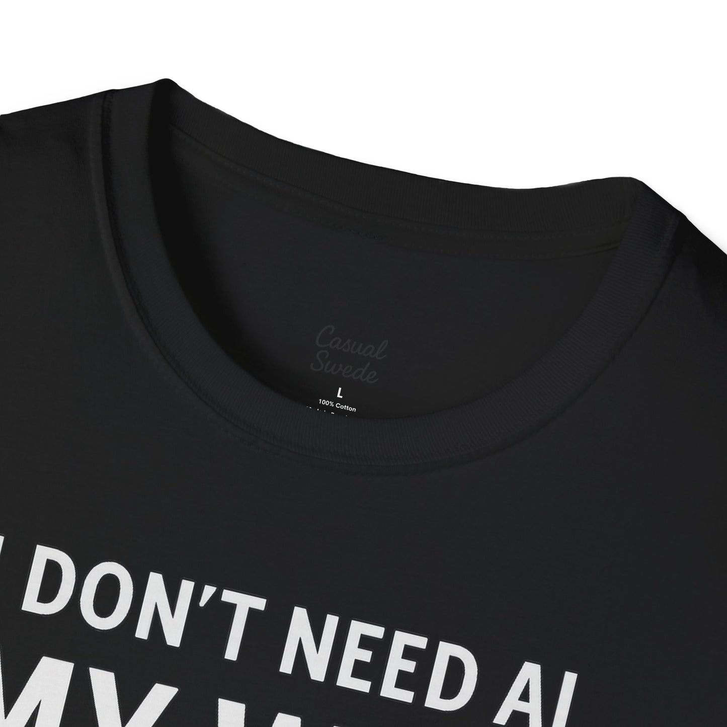Humoristisk frucitat-t-shirt, rolig present, unisex-t-shirt, fritidskläder, årsdagar, födelsedagar, AI-humortröja