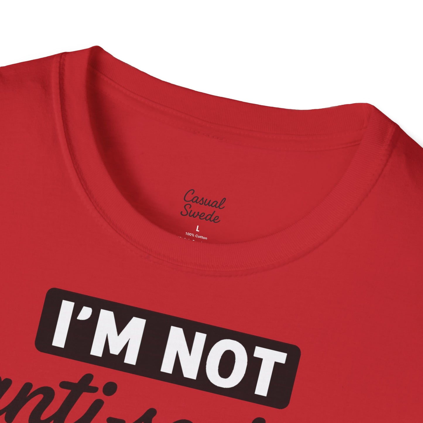 Jag är inte antisocial t-shirt, selektiv social rolig t-shirt, unisex mjukisskjorta, födelsedagspresent, avslappnad outfit, urban stil