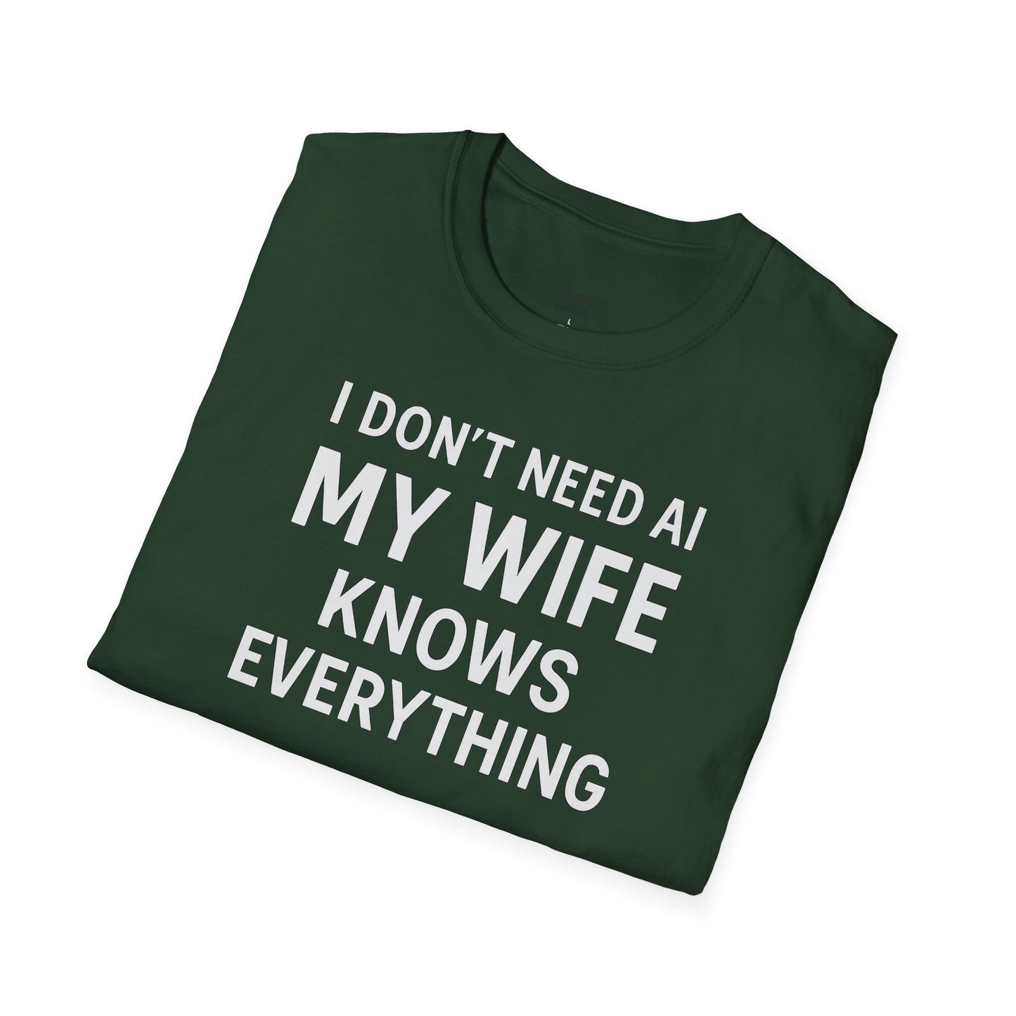 Humoristisk frucitat-t-shirt, rolig present, unisex-t-shirt, fritidskläder, årsdagar, födelsedagar, AI-humortröja
