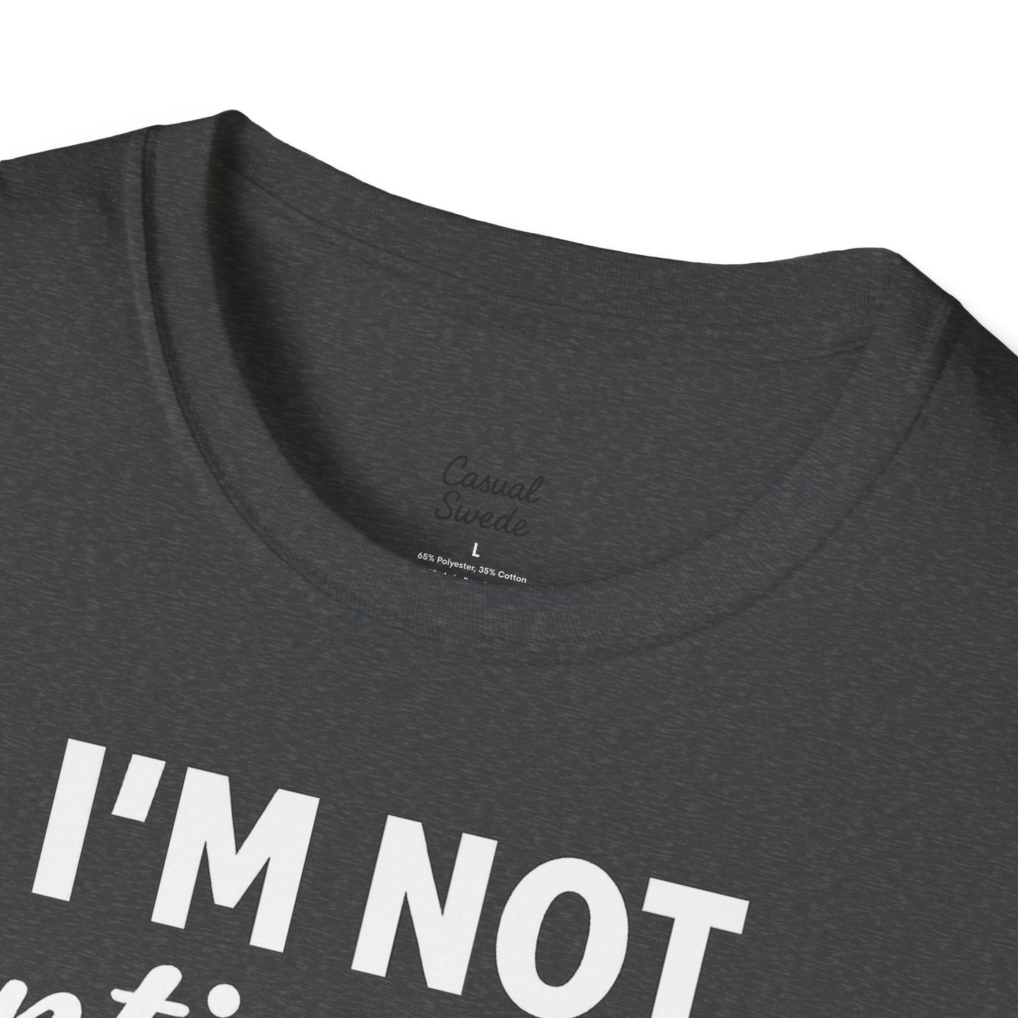 Jag är inte antisocial t-shirt, selektiv social rolig t-shirt, unisex mjukisskjorta, födelsedagspresent, avslappnad outfit, urban stil